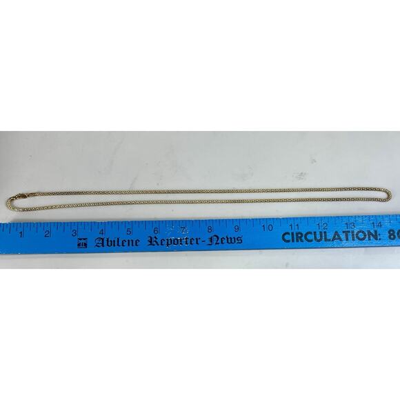 ITAOR Italy Sterling Silver Vermeil 925 Long Popcorn Chain Necklace - 30 in - Picture 13 of 15